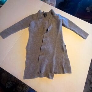 New VITTADINI Xtra Fine Merino Wool Cardigan --L